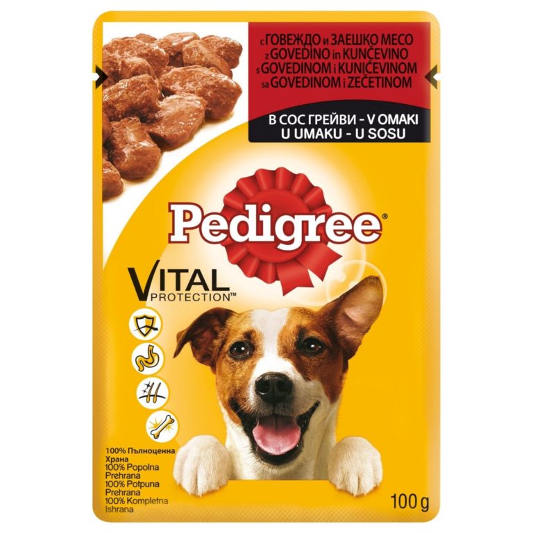 Pedigree ushqim per qen 100gr