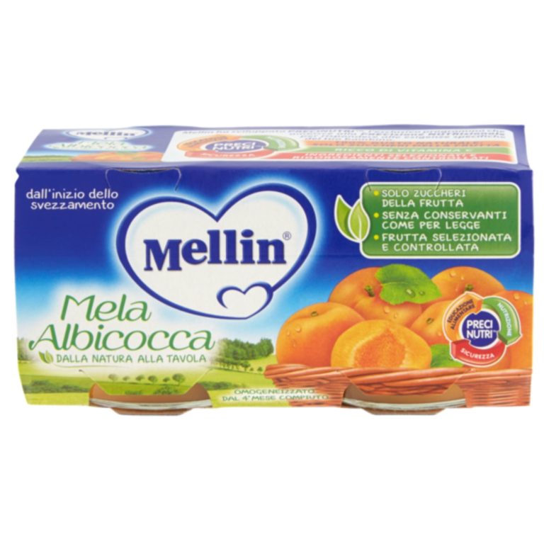 Mellin omo gr.100×2 mela/albicocca