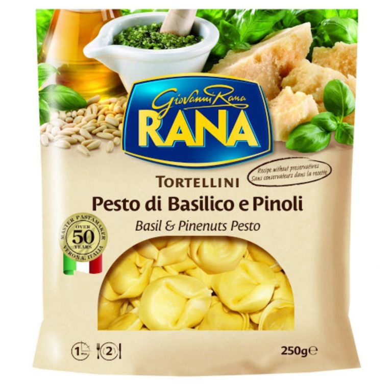 Rana tortelloni pesto di basilico e pinoli 250 gr