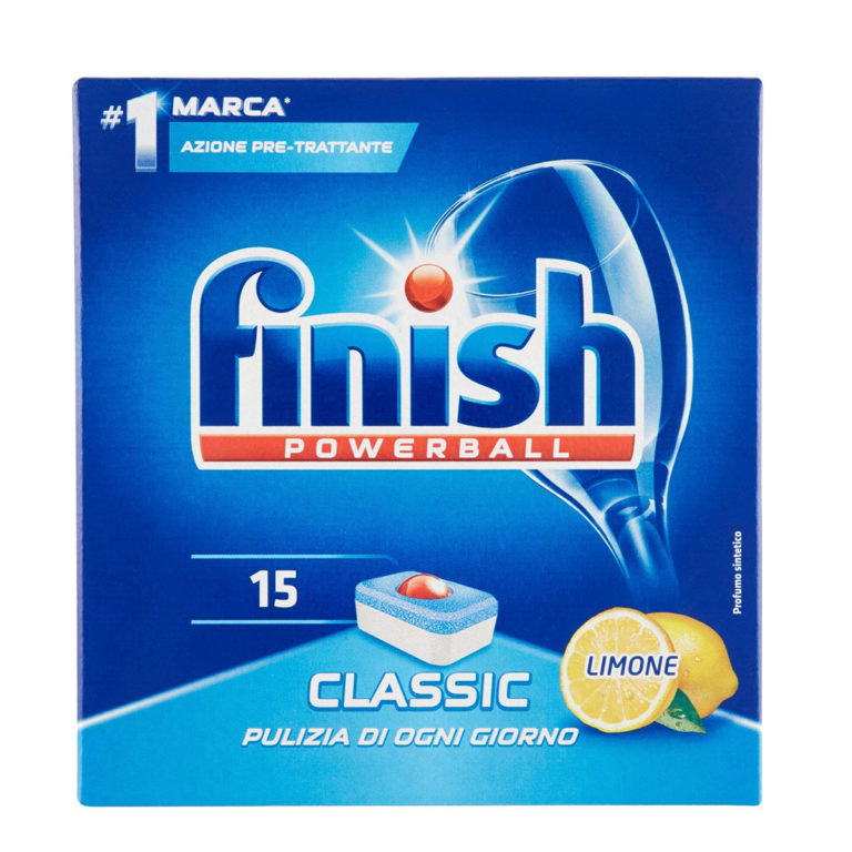 Finish 15 tabs lemon 280gr