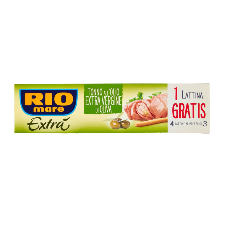 Rio mare tonno extra vergine 4x80gr