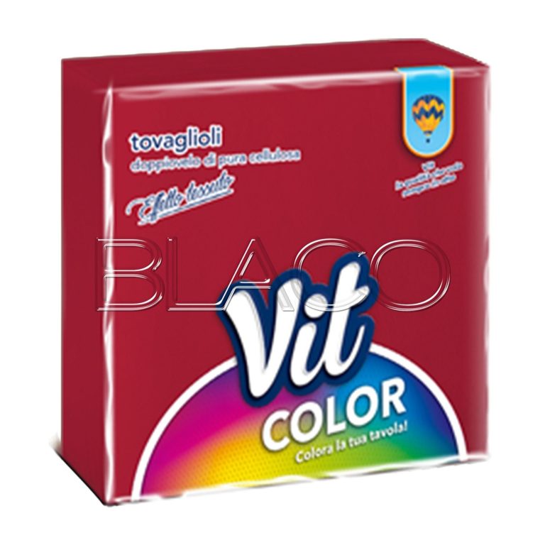 Vit tovaglioli rosso pz 25