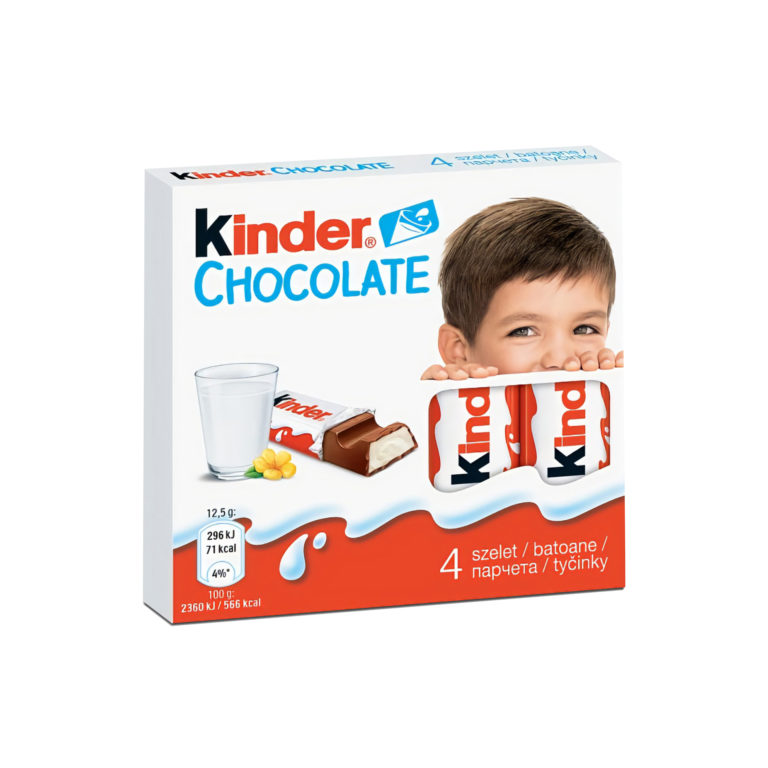 Kinder chocolate 4bars 50gr