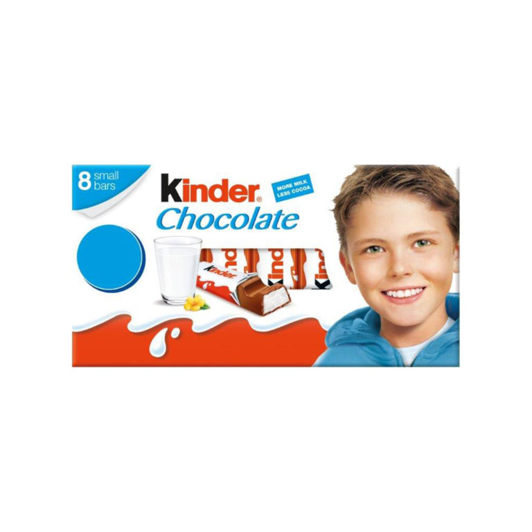 Kinder chocolate 8bars 100gr