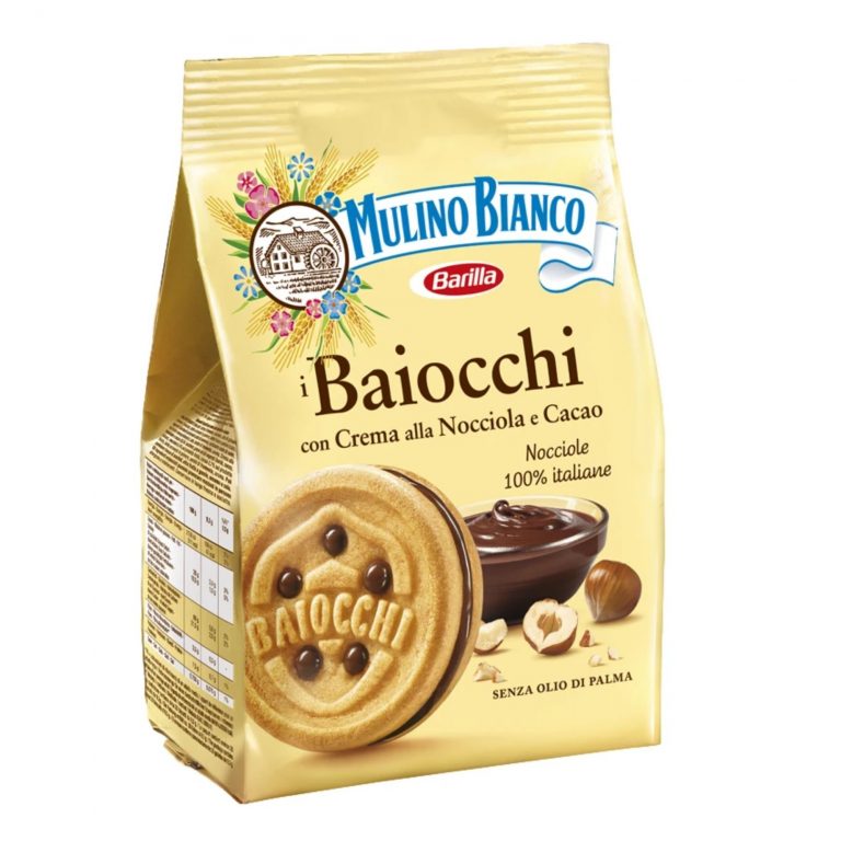 Mulino Bianco baiocchi nocc/cacao gr.260
