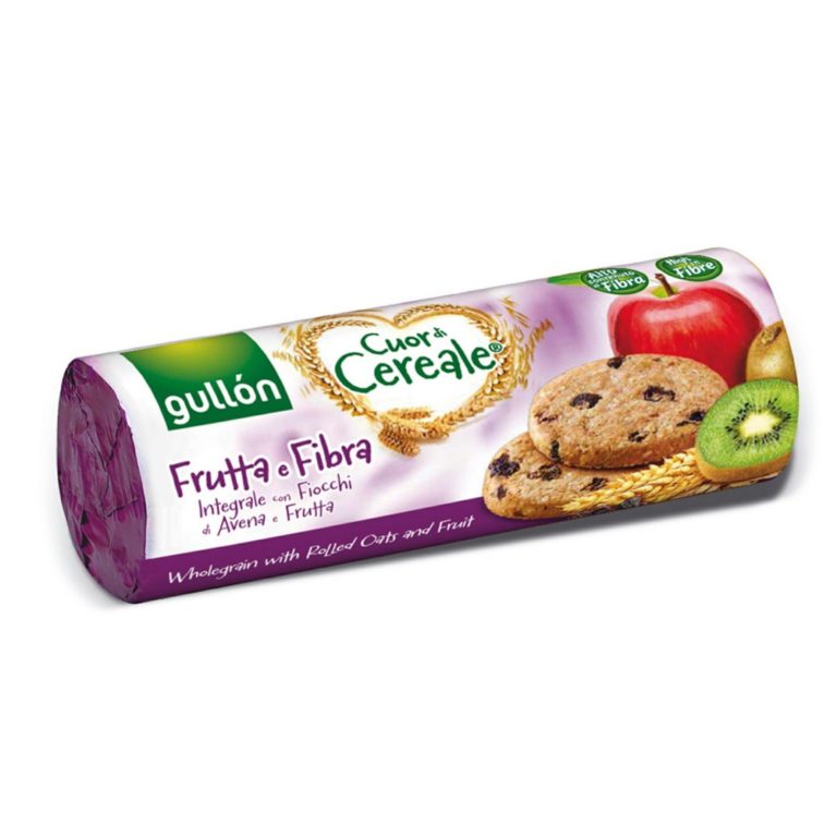 Gullon cereale frutta di fibra 300 gr