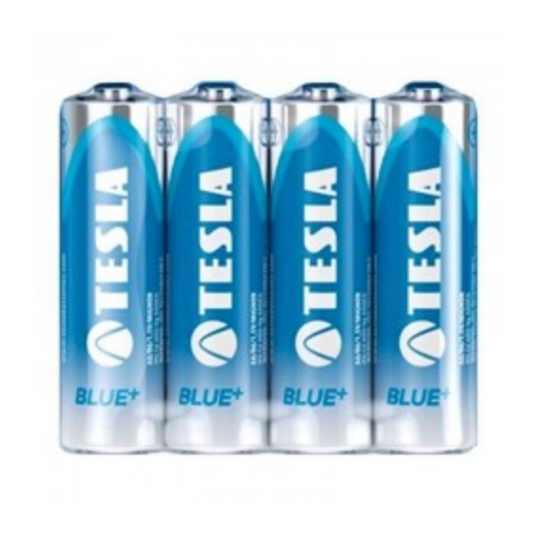 Tesla blue + zinc carbon bateri aaa4ks
